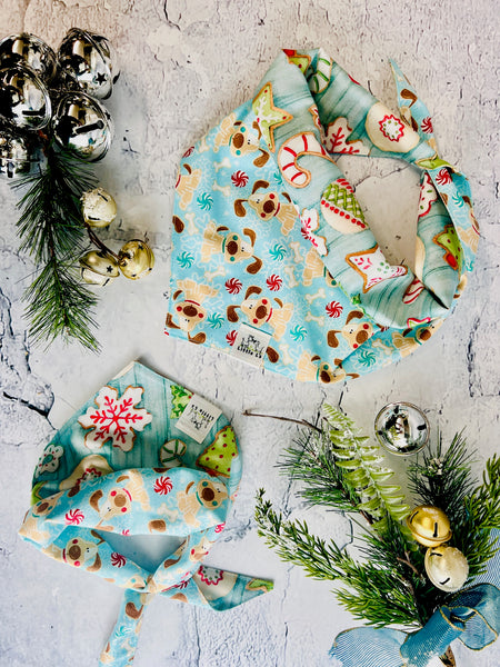 Reversible Holiday Dog Bandana