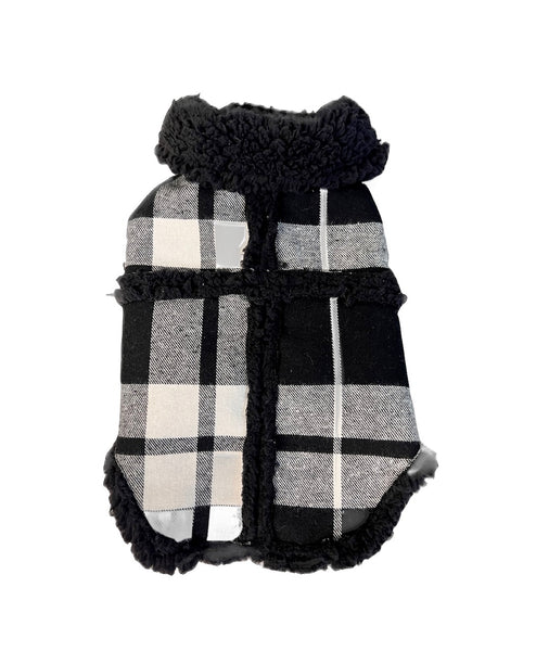 Sherpa Plaid Coat